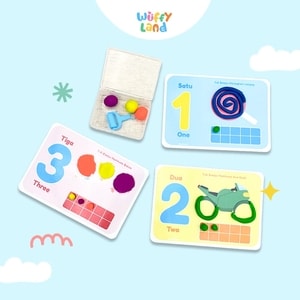 Mainan Anak Wuffyland Bermain Playmat Angka 1-10 dengan Fundoh