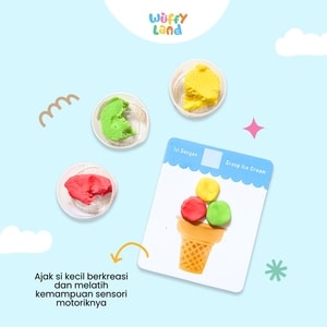 Mainan Anak Wuffyland Bermain Playmat Tema Food atau Makanan dengan Fundoh