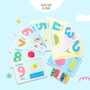 Mainan Anak Wuffyland Bermain Playmat Angka 1-10 dengan Fundoh