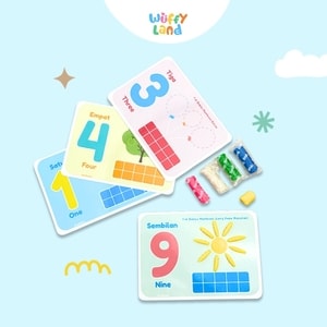 Mainan Anak Wuffyland Bermain Playmat Angka 1-10 dengan Fundoh