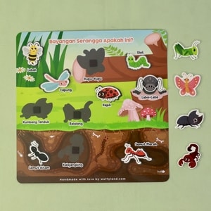 Mainan Anak Busy Page Wuffyland Mengenal Aneka Serangga