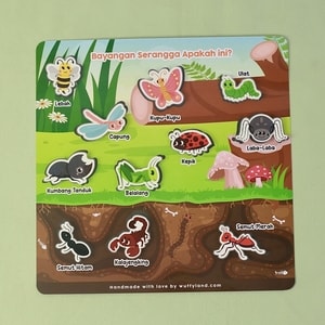 Mainan Anak Busy Page Wuffyland Mengenal Aneka Serangga