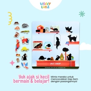 Mainan Anak Busy Page Wuffyland Hewan Peliharaan