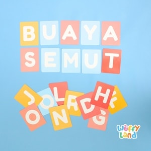 Mainan Anak Wuffyland Flashcard Belajar Huruf Besar