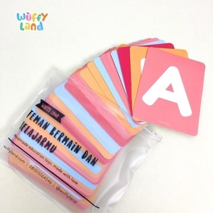 Mainan Anak Wuffyland Flashcard Belajar Huruf Besar