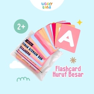 Mainan Anak Wuffyland Flashcard Belajar Huruf Besar