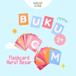 Mainan Anak Wuffyland Flashcard Belajar Huruf Besar