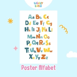 Wuffyland Mainan Edukasi Anak Indonesia Murah Poster A4 Aneka Tema