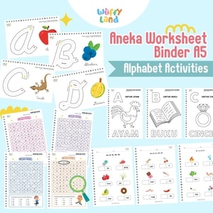 Wuffyland Worksheet Edukasi Anak Indonesia Murah Aktivitas Belajar Tema Mencari Kata