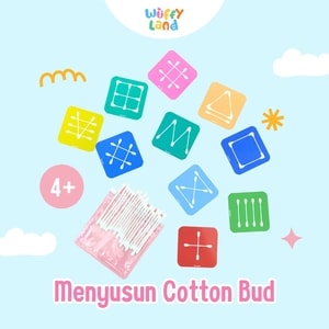 Belajar Merangkai Pola dengan Cotton Bud