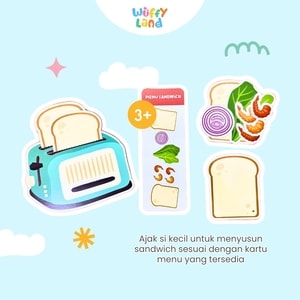 Pretend Play Membuat Sandwich