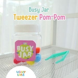 Busy Jar by Wuffyland – Mainan Edukatif Montessori Bayi & Balita (1+)