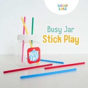 Busy Jar by Wuffyland – Mainan Edukatif Montessori Bayi & Balita (1+)