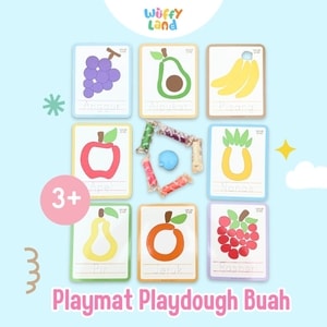 Mainan Anak Wuffyland Bermain Playmat Tema Buah dengan Fundoh