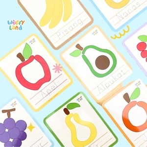 Mainan Anak Wuffyland Bermain Playmat Tema Buah dengan Fundoh