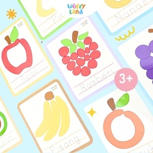 Mainan Anak Wuffyland Bermain Playmat Tema Buah dengan Fundoh