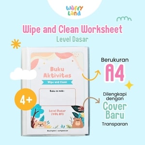 Worksheet Anak Wuffyland Wipe and Clean Tentang Aktivitas Anak Pra TK atau PAUD