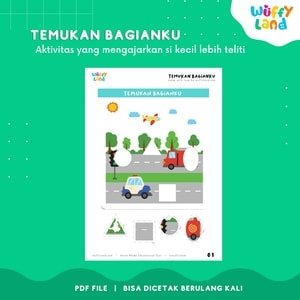 Wuffyland Worksheet Edukasi Anak Indonesia Murah Free Printable