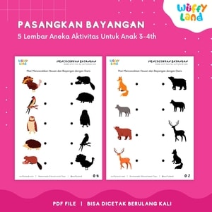 Wuffyland Worksheet Edukasi Anak Indonesia Murah Free Printable