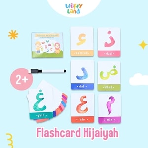 Mainan Anak Wuffyland Flashcard Belajar Huruf Hijaiyah