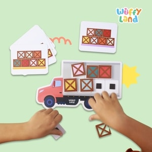 Mainan Anak Busy Page Wuffyland Menyusun Box