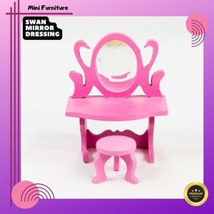 Mini furniture for dollhouse rumah barbie