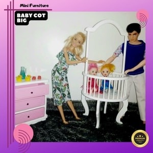 Mini furniture for dollhouse rumah barbie