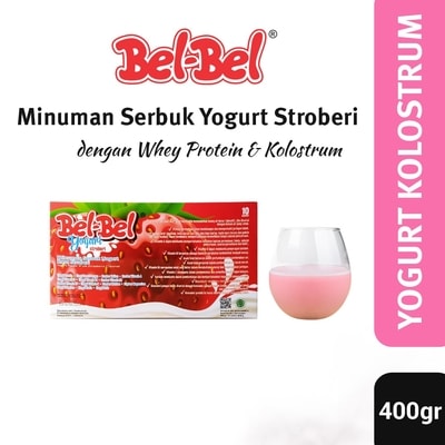 Bel-Bel Yogurt Stroberi Kesehatan Pencernaan