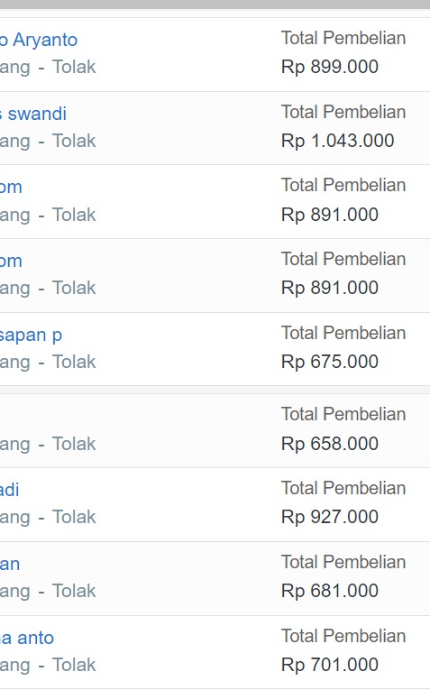 order masuk