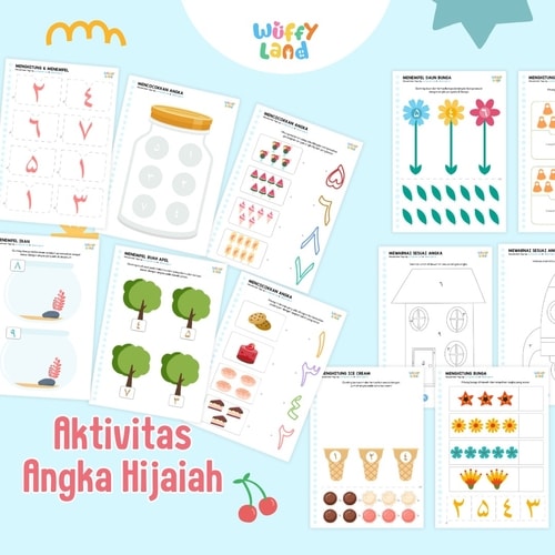 Wuffyland Worksheet Edukasi Anak Indonesia Tema Huruf Hijaiah