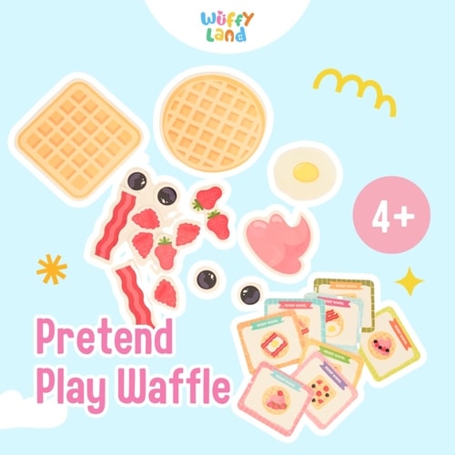 Wuffyland Mainan Edukasi Anak Indonesia Murah Pretend Play Membuat Waffle