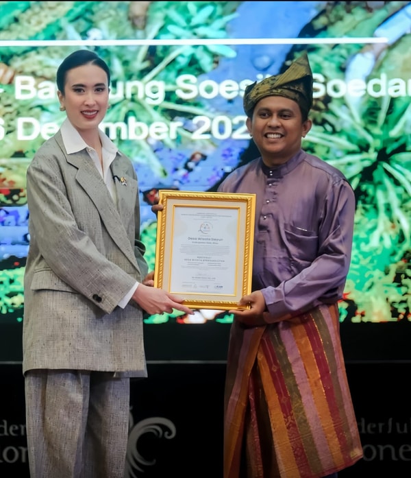 Penyerahan Sertifikasi Desa Wisata Berkelanjutan