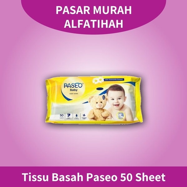 Tissu Basah Paseo 50 Sheet