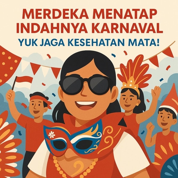 Merdeka Menatap Indahnya Karnaval, Yuk Jaga Kesehatan Mata!