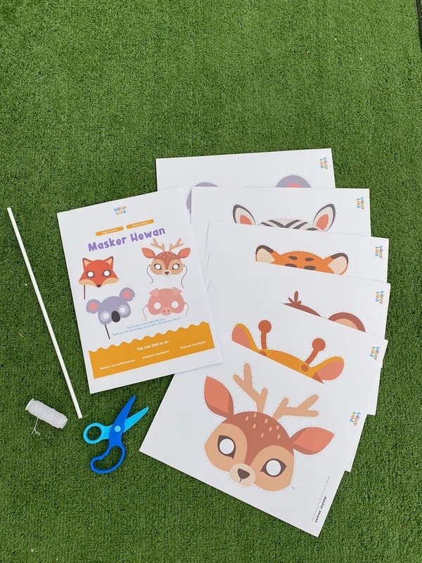 Printable Masker Hewan