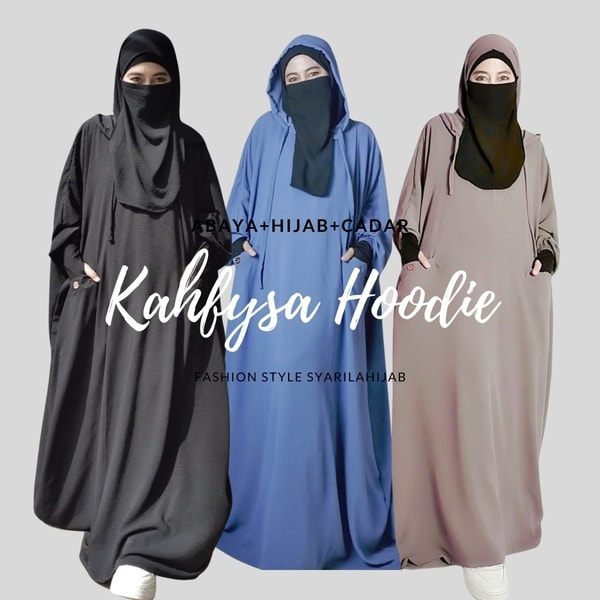 Kahfsya Hoodie Set: Kombinasi Modest dan Sporty dengan Material Premium