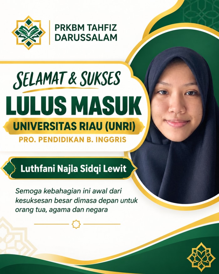 lulus masuk universitas Negeri
