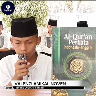 Terima kasih oleh Valenzi Amikal Noven dari Pondok Pesantren @madaralfaradis kepada Donatur-Donatur yang telah Berwakaf Al-Qur'an di Program Wakaf Al-Qur'an Yayasan Hashinah Umat Indonesia.🙏☺️

Terimakasih para Donatur Ibu Solihah, Ibu Ita Apriliani @aprilia_ita , dan Bapak Karnudi, yang sudah mempercayakan Yayasan Hashinah Umat Indonesia. Semoga Allah SWT mengabulkan semua hajatnya dan dilimpahkan keberkahan.. Aamiin yaa Robbal'aalamiin.☺️🙏