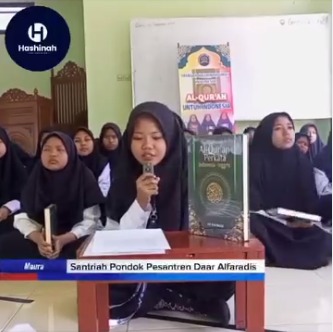 Terima kasih oleh Maura dari Pondok Pesantren @madaralfaradis kepada Donatur-Donatur yang telah Berwakaf Al-Qur'an di Program Wakaf Al-Qur'an Yayasan Hashinah Umat Indonesia.🙏☺️

Terimakasih para Donatur Bapak Dedi Supriyanto, Bapak Pongge , dan Bapak Ilham, yang sudah mempercayakan Yayasan Hashinah Umat Indonesia. Semoga Allah SWT mengabulkan semua hajatnya dan dilimpahkan keberkahan.. Aamiin yaa Robbal'aalamiin.☺️🙏