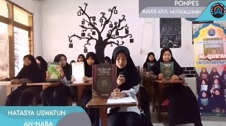 Terima kasih oleh Raisya Rehanatul Jannah dari Pondok Pesantren @ponpesraudlatulmutaallimin kepada Donatur-Donatur yang telah Berwakaf Al-Qur'an di Program Wakaf Al-Qur'an Yayasan Hashinah Umat Indonesia.🙏☺️

Terimakasih para Donatur Ibu Endah Sri Utami, Ibu N. Ida Harnida, dan Ibu Lin, yang sudah mempercayakan Yayasan Hashinah Umat Indonesia. Semoga Allah SWT mengabulkan semua hajatnya dan dilimpahkan keberkahan.. Aamiin yaa Robbal'aalamiin.☺️🙏

#HashinahUmatIndonesia
#WakafAlquranKalam
#TestimoniSantri
#Alquran #donasialquran