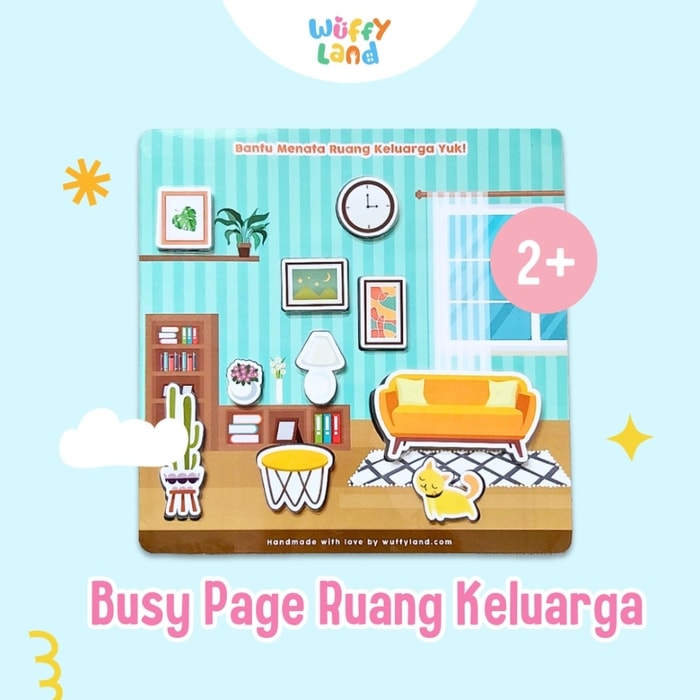 Mainan Anak Busy Page Wuffyland Menata Ruang Keluarga