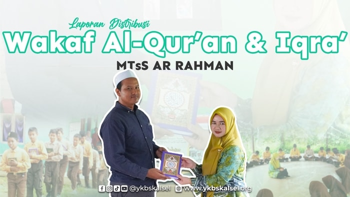 Distribusi Wakaf Al-Qur'an & Iqra' - 30 Agustus 2025