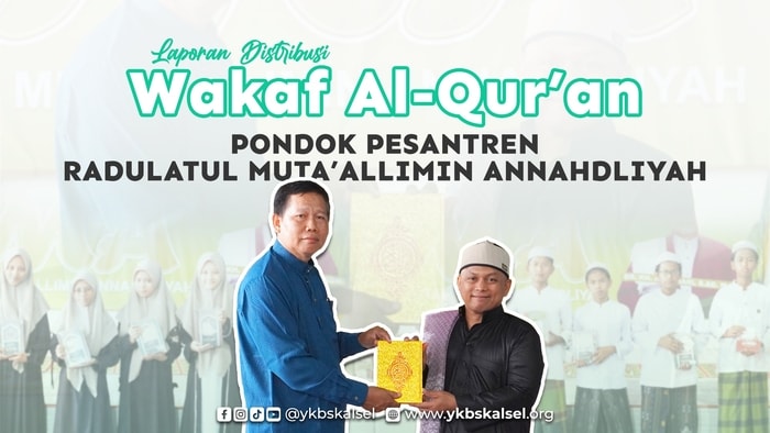 Distribusi Wakaf Al-Qur'an - 31 Juli 2025