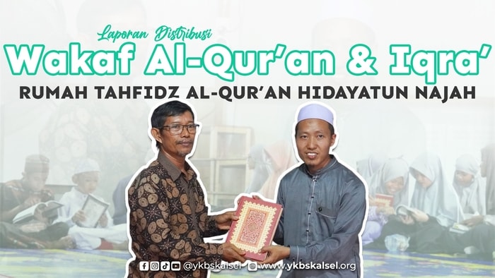 Distribusi Wakaf Al-Qur'an & Iqra' - 30 Mei 2025