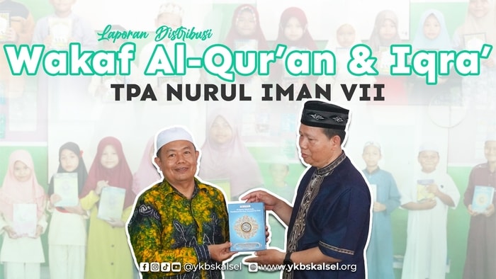 Distribusi Wakaf Al-Qur'an & Iqra' - 29 April 2025