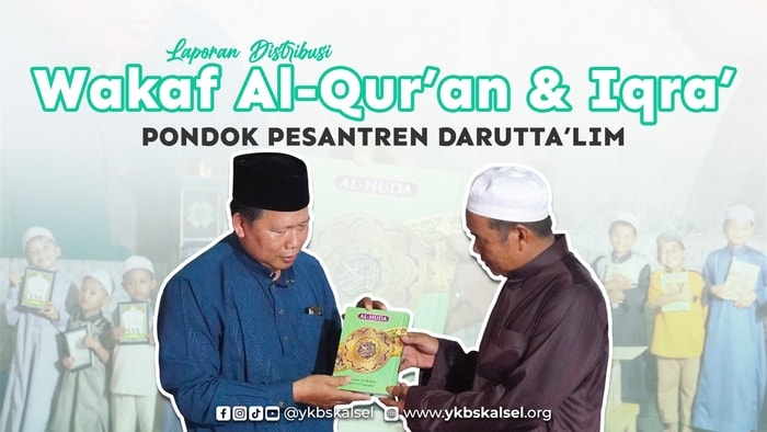 Distribusi Wakaf Al-Qur'an & Iqra' - 20 Desember 2025