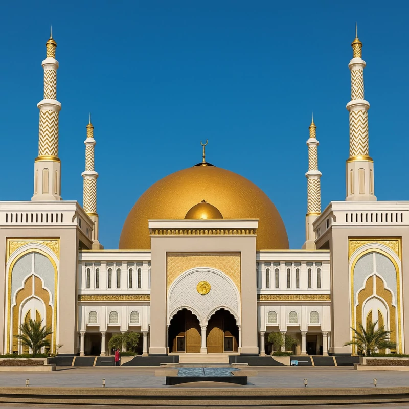 Fabrikasi kubah Masjid Raya & Islamic Center