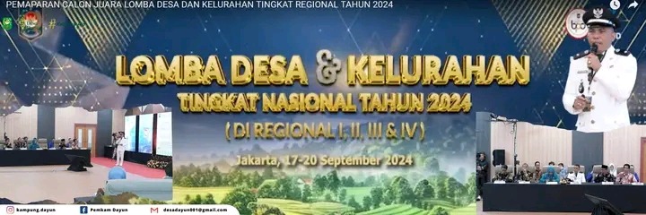 Lomba Desa dan Kelurahan Tingkat Nasional Tahun 2024