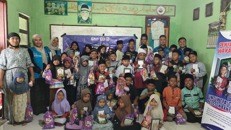 Kebahagiaan Santri Majelis Riyadhul Mubtadiin, Iqro Baru untuk Semangat Baru