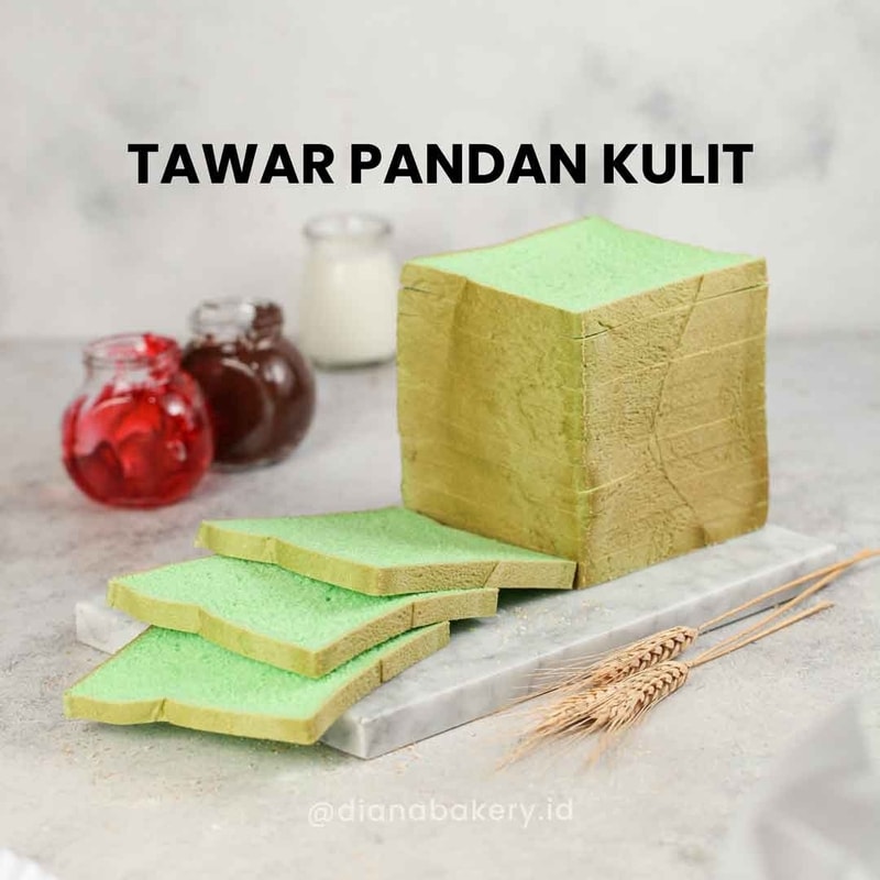 Roti Tawar Pandan Kulit 1